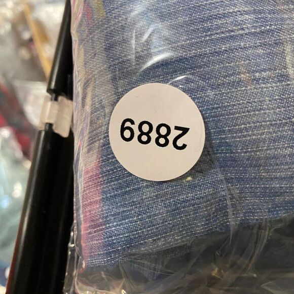 Gap Top Women S Small Blue Denim Short Sleeve Tunic 1/4 Button Up Cotton - Picture 13 of 13